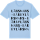 Blue Soul t-shirt med Länsmans-Bärby ordlek t-shirt