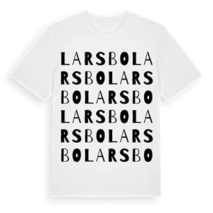 Larsbo ordlek t-shirt – ekologisk bomull t-shirt från Pinshirt