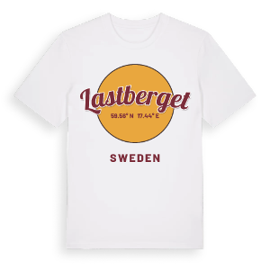 Lastberget cirkel t-shirt – ekologisk bomull t-shirt från Pinshirt