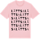 Pink Cotton t-shirt med Lättsa ordlek t-shirt