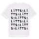 White t-shirt med Lättsa ordlek t-shirt