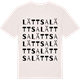 Vintage White t-shirt med Lättsa ordlek t-shirt