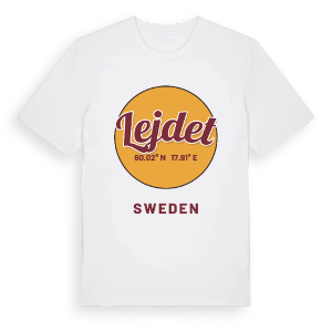 Lejdet cirkel t-shirt – ekologisk bomull t-shirt från Pinshirt