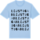 Blue Soul t-shirt med Lejstugan ordlek t-shirt