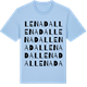 Blue Soul t-shirt med Lenadal ordlek t-shirt