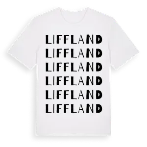 Liffland ordlek t-shirt – ekologisk bomull t-shirt från Pinshirt