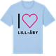 Blue Soul t-shirt med Jag älskar Lill-Åby t-shirt stort tryck