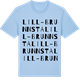 Blue Soul t-shirt med Lill-Brunnsta ordlek t-shirt