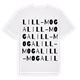 Lill-Moga ordlek t-shirt