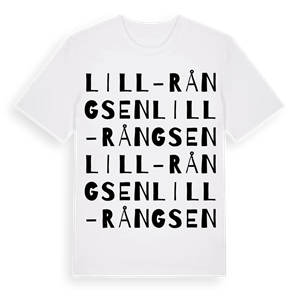 Lill-Rångsen ordlek t-shirt – ekologisk bomull t-shirt från Pinshirt