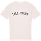 Vintage White t-shirt med Lill-Tuna böjd t-shirt