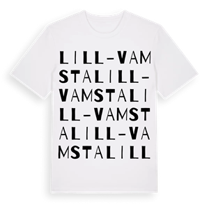 Lill-Vamsta ordlek t-shirt – ekologisk bomull t-shirt från Pinshirt