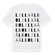 Lilla Ålbo ordlek t-shirt