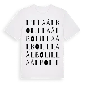 Lilla Ålbo ordlek t-shirt – ekologisk bomull t-shirt från Pinshirt