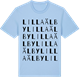 Blue Soul t-shirt med Lilla Älby ordlek t-shirt