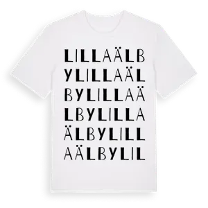 Lilla Älby ordlek t-shirt – ekologisk bomull t-shirt från Pinshirt