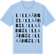 Blue Soul t-shirt med Lilla Ånge ordlek t-shirt