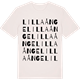 Vintage White t-shirt med Lilla Ånge ordlek t-shirt