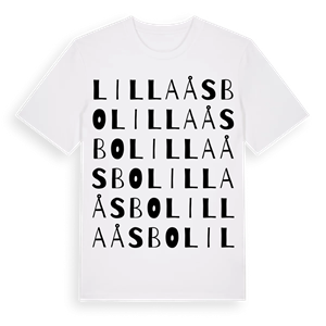 Lilla Åsbo ordlek t-shirt – ekologisk bomull t-shirt från Pinshirt