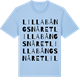 Blue Soul t-shirt med Lilla Bångsnåret ordlek t-shirt