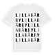 Lilla Bärby ordlek t-shirt
