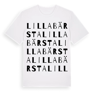 Lilla Bärsta ordlek t-shirt – ekologisk bomull t-shirt från Pinshirt