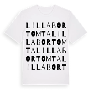 Lilla Bortomta ordlek t-shirt – ekologisk bomull t-shirt från Pinshirt