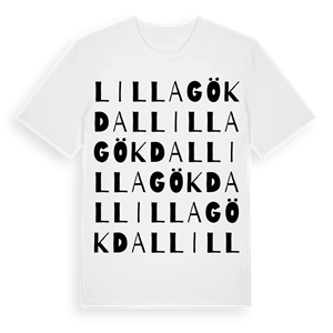 Lilla Gökdal ordlek t-shirt – ekologisk bomull t-shirt från Pinshirt