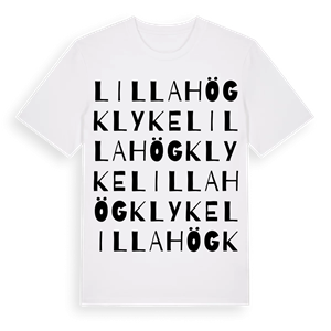 Lilla Högklyke ordlek t-shirt – ekologisk bomull t-shirt från Pinshirt