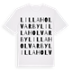 Lilla Holvarby ordlek t-shirt