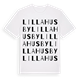 Lilla Husby ordlek t-shirt