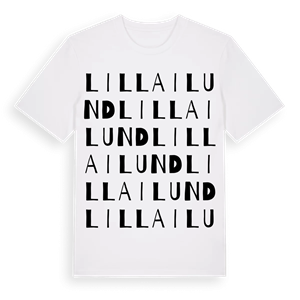 Lilla Ilund ordlek t-shirt – ekologisk bomull t-shirt från Pinshirt