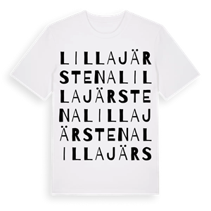 Lilla Järstena ordlek t-shirt – ekologisk bomull t-shirt från Pinshirt