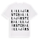 Lilla Järstena ordlek t-shirt