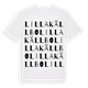 Lilla Källbo ordlek t-shirt