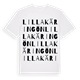 Lilla Käringön ordlek t-shirt