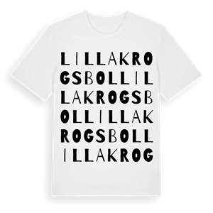 Lilla Krogsbol ordlek t-shirt – ekologisk bomull t-shirt från Pinshirt