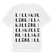 Lilla Kullen ordlek t-shirt