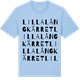 Blue Soul t-shirt med Lilla Långkärret ordlek t-shirt