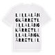 Lilla Långkärret ordlek t-shirt