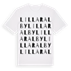 Lilla Ralby ordlek t-shirt