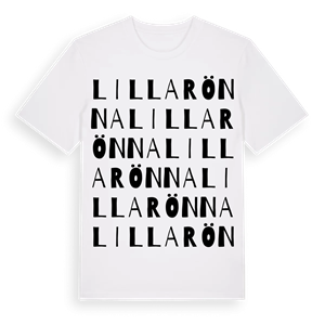 Lilla Rönna ordlek t-shirt – ekologisk bomull t-shirt från Pinshirt