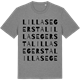 Mid Heather Gray t-shirt med Lilla Segersta ordlek t-shirt