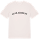 Vintage White t-shirt med Lilla Söderby böjd t-shirt