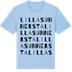 Blue Soul t-shirt med Lilla Sunnersta ordlek t-shirt