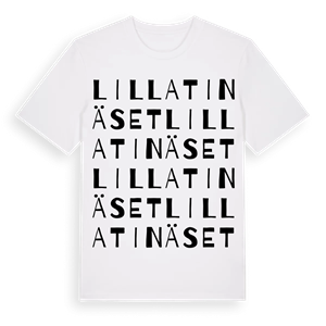 Lilla Tinäset ordlek t-shirt – ekologisk bomull t-shirt från Pinshirt