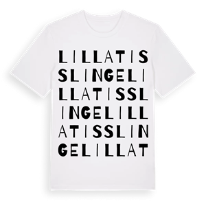 Lilla Tisslinge ordlek t-shirt – ekologisk bomull t-shirt från Pinshirt