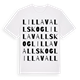 Lilla Vallskog ordlek t-shirt