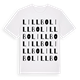 Lillbo ordlek t-shirt