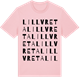 Pink Cotton t-shirt med Lillvreta ordlek t-shirt